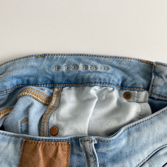 AMERICAN EAGLE HIGH RISE SHORTIE - Picture 4 of 8